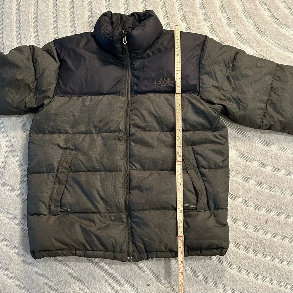 The North Face Nuptse Goose Down Green Puffer Jacket - Men’s M